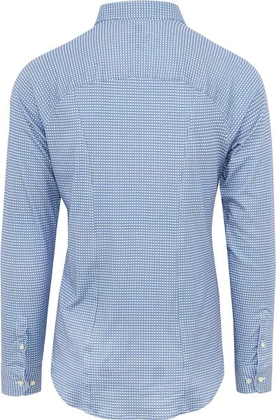 Desoto Overhemd Dessin Blauw 6 Desoto Overhemd Dessin Blauw - Afbeelding 4