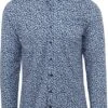 Desoto Overhemd Bloemen Blauw -Kleding Kortingswinkel 76516 4