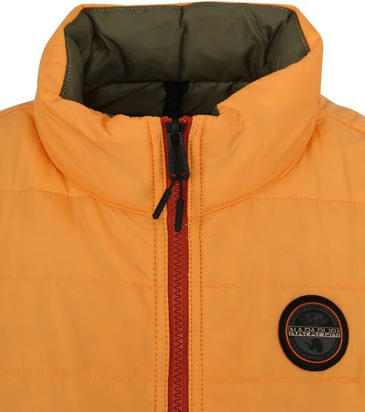 Napapijri Acalmar Bodywarmer Oranje 4 Napapijri Acalmar Bodywarmer Oranje - Afbeelding 2