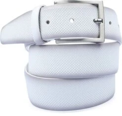 Suitable Riem Structuur Leer Wit -Kleding Kortingswinkel 76538 1 1
