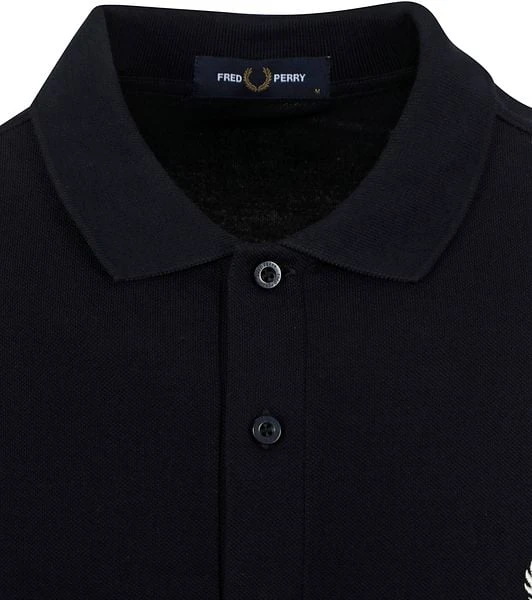 Fred Perry Longsleeve Polo Donkerblauw 8 Fred Perry Longsleeve Polo Donkerblauw - Afbeelding 6