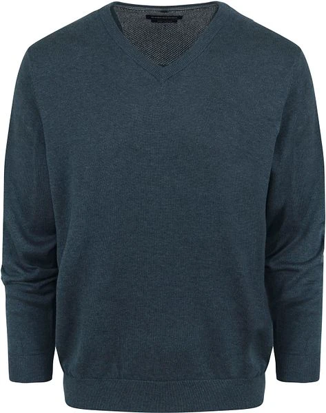 Casa Moda Pullover Blauw Melange 3 Casa Moda Pullover Blauw Melange