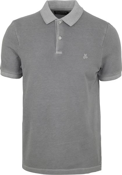 Marc O'Polo Poloshirt Grijs 3 Marc O'Polo Poloshirt Grijs