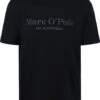 Marc O'Polo T-Shirt Logo Donkerblauw