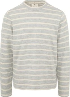 Anerkjendt Trui Sail Strepen Grijs