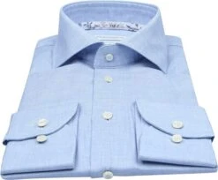 Profuomo Dobby Overhemd Lichtblauw -Kleding Kortingswinkel 76623 3 1