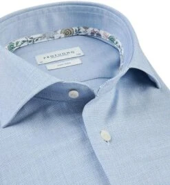 Profuomo Dobby Overhemd Lichtblauw -Kleding Kortingswinkel 76623 5 1