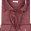 Profuomo Dobby Overhemd Bordeaux