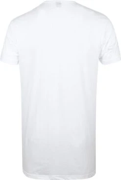 Alan Red Derby Extra Lange T-shirts Wit (2Pack) -Kleding Kortingswinkel 7669 13