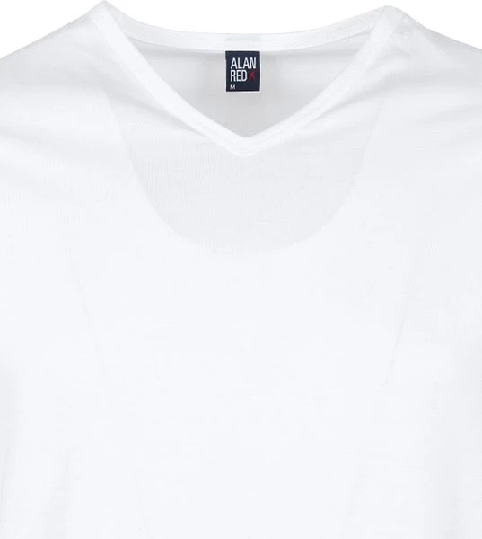 Alan Red Vermont Extra Lange T-Shirts Wit (2Pack) 5 Alan Red Vermont Extra Lange T-Shirts Wit (2Pack) - Afbeelding 3