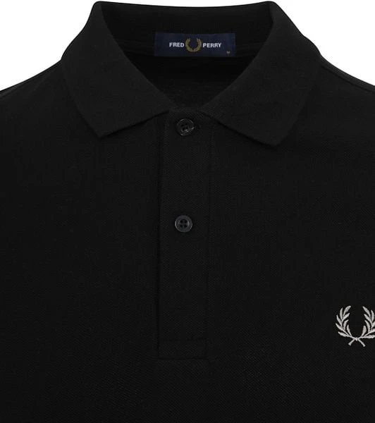 Fred Perry Polo Lange Mouwen M6006 Zwart 8 Fred Perry Polo Lange Mouwen M6006 Zwart - Afbeelding 6