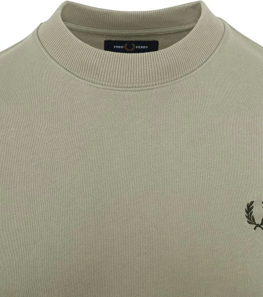 Fred Perry Sweater Logo Lichtgroen 8 Fred Perry Sweater Logo Lichtgroen - Afbeelding 6