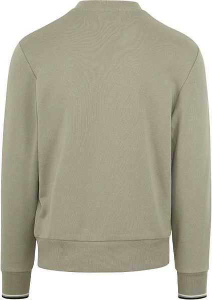 Fred Perry Sweater Logo Lichtgroen 6 Fred Perry Sweater Logo Lichtgroen - Afbeelding 4
