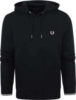 Fred Perry Hoodie Logo M2643 Navy -Kleding Kortingswinkel 76717 1 1