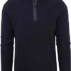 Vanguard Trui Half Zip Donkerblauw -Kleding Kortingswinkel 76756 1