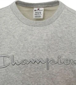 Champion Sweater Logo Grijs -Kleding Kortingswinkel 76759 2