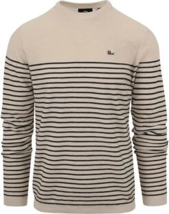 Petrol Trui Streep Beige 12 Petrol Trui Streep Beige -Kleding Kortingswinkel 76792 1 1