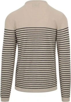 Petrol Trui Streep Beige 11 Petrol Trui Streep Beige -Kleding Kortingswinkel 76792 4