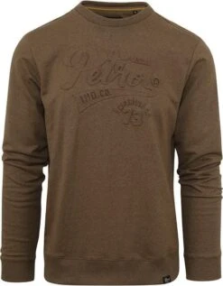 Petrol Trui Logo Bruin -Kleding Kortingswinkel 76794 1 1