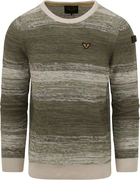 PME Legend Trui Streep Donkergroen 8 PME Legend Trui Streep Donkergroen - Afbeelding 6