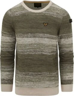 PME Legend Trui Streep Donkergroen