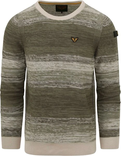 PME Legend Trui Streep Donkergroen 3 PME Legend Trui Streep Donkergroen