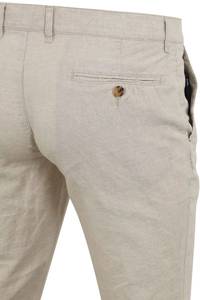 Suitable Chino Pico Linnen Beige 5 Suitable Chino Pico Linnen Beige - Afbeelding 3