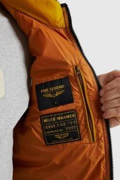 PME Legend Bodywarmer Licht Grijs -Kleding Kortingswinkel 76836 5