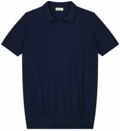 Dstrezzed Polo Melange Slub Donkerblauw 11 Dstrezzed Polo Melange Slub Donkerblauw -Kleding Kortingswinkel 76839 1 1