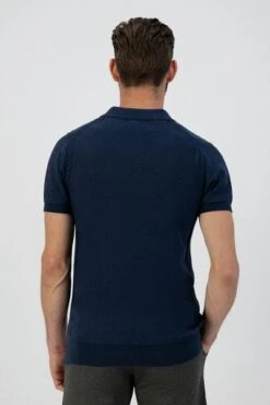 Dstrezzed Polo Melange Slub Donkerblauw 13 Dstrezzed Polo Melange Slub Donkerblauw -Kleding Kortingswinkel 76839 3 1