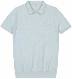 Dstrezzed Polo Melange Slub Lichtblauw -Kleding Kortingswinkel 76840 1 1