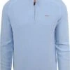 NZA Half Zip Trui Muddy's Licht Blauw -Kleding Kortingswinkel 76883 1