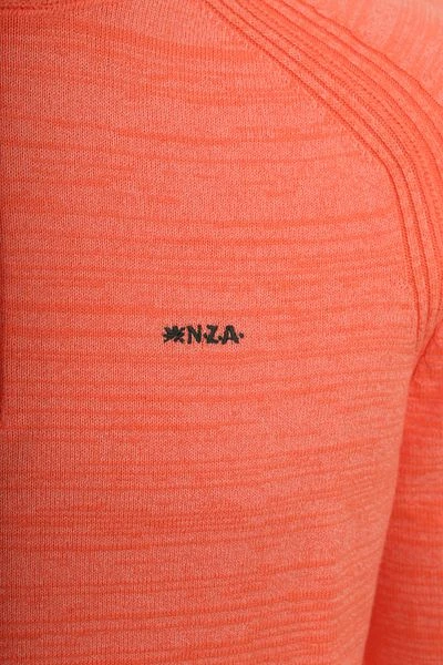 NZA Half Zip Trui Kurow Fel Oranje 5 NZA Half Zip Trui Kurow Fel Oranje - Afbeelding 3