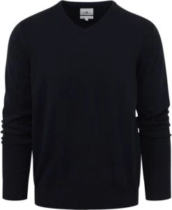 State Of Art Trui V-Hals Donkerblauw
