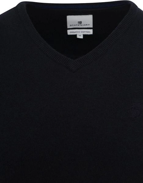 State Of Art Trui V-Hals Donkerblauw 8 State Of Art Trui V-Hals Donkerblauw - Afbeelding 6