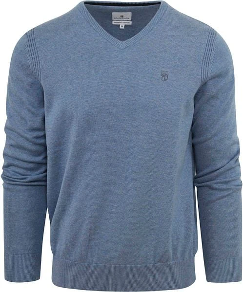 State Of Art Trui V-Hals Lichtblauw 7 State Of Art Trui V-Hals Lichtblauw - Afbeelding 5
