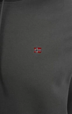 Napapijri Balis Hoodie Donkergrijs -Kleding Kortingswinkel 76912 3