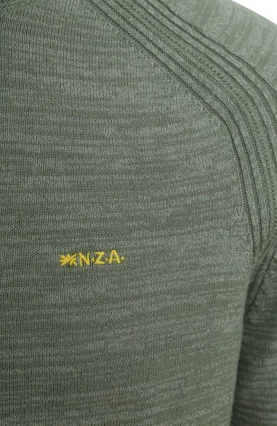 NZA Half Zip Trui Kurow Groen 5 NZA Half Zip Trui Kurow Groen - Afbeelding 3