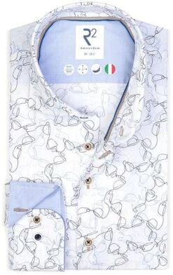 R2 Overhemd Koffiekopjes Wit 13 R2 Overhemd Koffiekopjes Wit -Kleding Kortingswinkel 76924 1 1