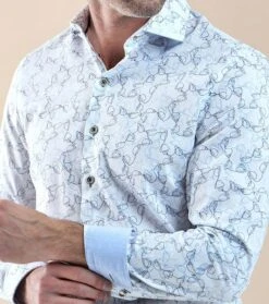 R2 Overhemd Koffiekopjes Wit 10 R2 Overhemd Koffiekopjes Wit -Kleding Kortingswinkel 76924 3