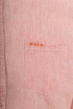 NZA Overhemd Rum Streep Roze -Kleding Kortingswinkel 76927 2 1
