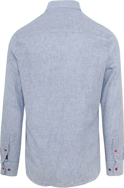 NZA Overhemd Rum Streep Blauw 6 NZA Overhemd Rum Streep Blauw - Afbeelding 4