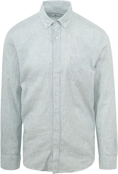 State Of Art Overhemd Melange Groen 7 State Of Art Overhemd Melange Groen - Afbeelding 5