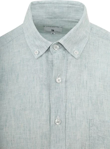 State Of Art Overhemd Melange Groen 4 State Of Art Overhemd Melange Groen - Afbeelding 2