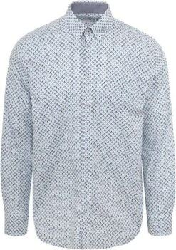 State Of Art Overhemd Print Wit