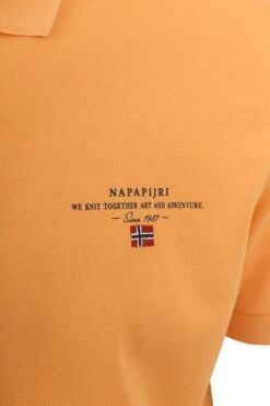 Napapijri Polo Elbas Oranje -Kleding Kortingswinkel 76947 3