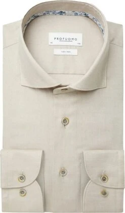 Profuomo Overhemd Beige 8 Profuomo Overhemd Beige -Kleding Kortingswinkel 76958 1 1