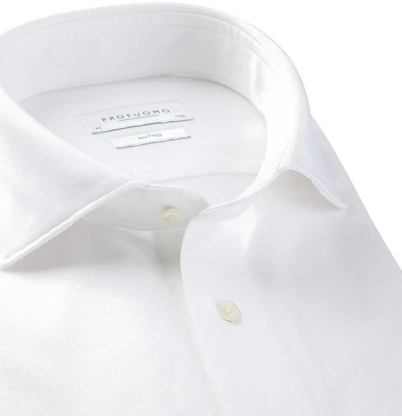 Profuomo Knitted Overhemd Wit 4 Profuomo Knitted Overhemd Wit - Afbeelding 2