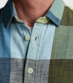 Cast Iron Overhemd Ruiten Blauw -Kleding Kortingswinkel 76985 5