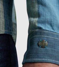 Cast Iron Overhemd Ruiten Blauw -Kleding Kortingswinkel 76985 6